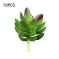 thumbnail image 3 of 10x Fake Succulents Small Vivid Useful Simulated Plants Multi-functional Lifelike Photo Props for Household Yards Lawn Flowerpot Type 6, 3 of 9