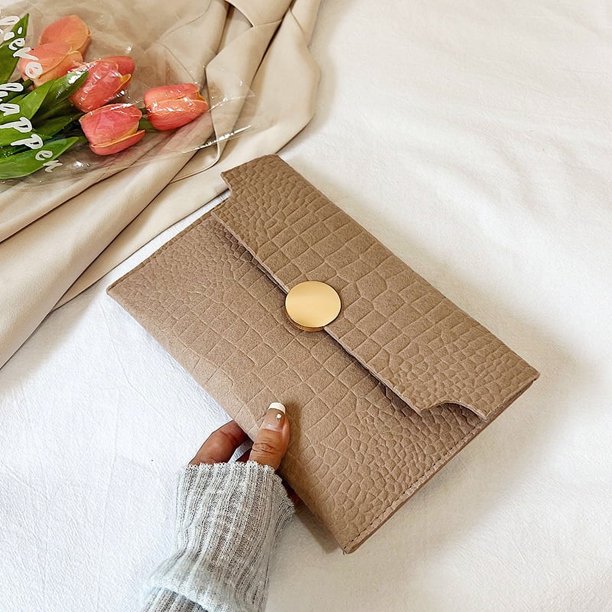 Bolso de mano informal de verano para mujer, bolso de mano informal y moderno, bolso de sobre sencillo y moderno para mujer