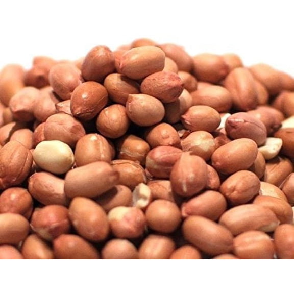 Gourmet Raw Peanuts with Red Skin by Its Delish, 10 lbs