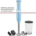 thumbnail image 4 of KitchenAid Cordless Variable Speed Hand Blender with Chopper and Whisk Attachment - KHBBV83, 4 of 11