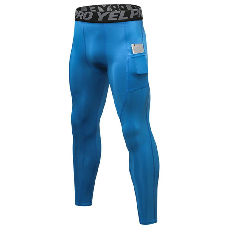 Neleus Men's Dry Fit Compression Baselayer Pants Running Tights