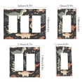 thumbnail image 2 of Yayeee Rocker Switch Wall Plate 1-Gang 4.6"x2.9" Home Decorative Outlet Cover, Gray Dinosaur, 2 of 6