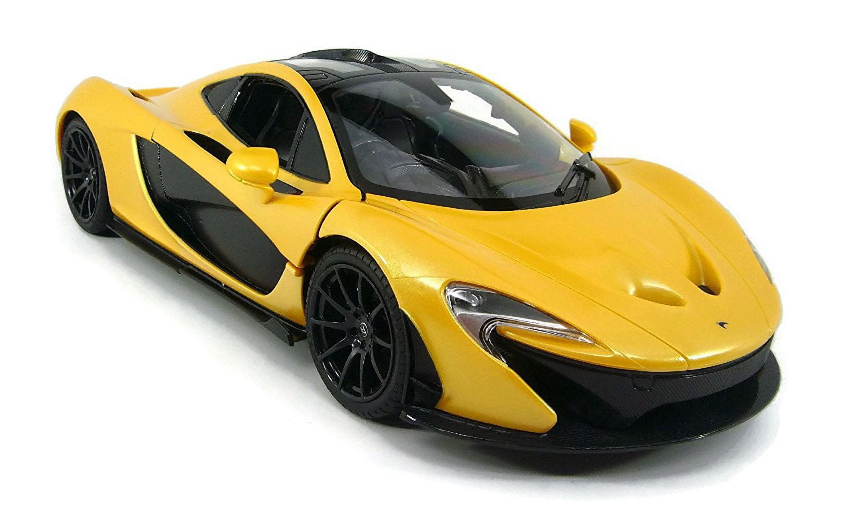Wonder Wheels 1:14 RC Remote Control McLaren P1 Sport Car With Lights and Open Doors - Yellow