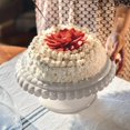 thumbnail image 2 of Guzzini Tiffany Cake Stand with Dome - White, White, 2 of 5