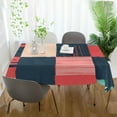 thumbnail image 3 of Yayeee Tablecloths 54" x 72" Rectangle Wrinkle Resistant Party Table Cover, Red Teal Plaid, 3 of 8