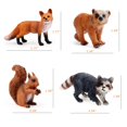 thumbnail image 4 of Figuras de animales del bosque, figuras de criaturas del bosque, juguetes en miniatura, adornos para pasteles, 10 Uds., 4 of 5