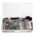 thumbnail image 1 of Kit de iniciación de componentes electrónicos Placa de pruebas Zumbador Condensador Transistor Diodo Rectificador, 1 of 8