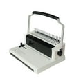 thumbnail image 1 of DC-2100 Comb-Type Rubber Ring Clamp Binding Machine A4 Paper Puncher 21-Hole File Punching Machine Adjustable Hole Distance ,Pinpoint Punching, 1 of 5