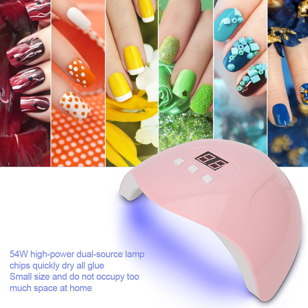 LYUMO Nail Curing Machine,54W USB LED UV Gel Lamp Curing Machine