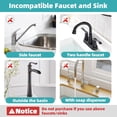 thumbnail image 5 of Kitchen Sink Faucet Mat: Kitchen Sink Splash Guard Behind Faucet, Absorbent Kitchen Faucet Mat, Kitchen Sink Faucet Mat, Microfiber Cloth Faucet Mat (4 Pack, 17.7''x4.7''), 5 of 5