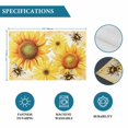 thumbnail image 6 of Sunflower Placemats Set of 6, Yellow Floral Elegant Flowers Pastoral Placemats for Dining Table, Place Mats for Kitchen Tabletop, Waterproof Wipeable Dining Table Mats Set, 6 of 9