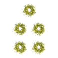 thumbnail image 2 of yingyy 1/2/3/5 Artificial Plastic Flower Wreath Simulation Daisy Garland Spring Rattan Hoop Large Decor Front Door Home Wedding 5PCS, 2 of 6