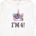 thumbnail image 3 of Inktastic 4th Birthday Unicorn Party 4 Year Old Girl Toddler Hoodie, 3 of 4