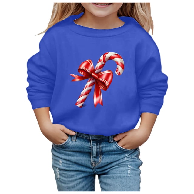 MIASHUI Chandails en Molleton d'Hiver pour Filles, Chandail à Capuchon de Noël Confortable avec Imprimé Flocon de Neige, Design Tendance pour Enfants