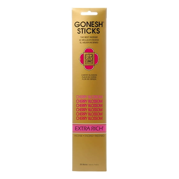 Gonesh Cherry Blossom Incense Stick Pack