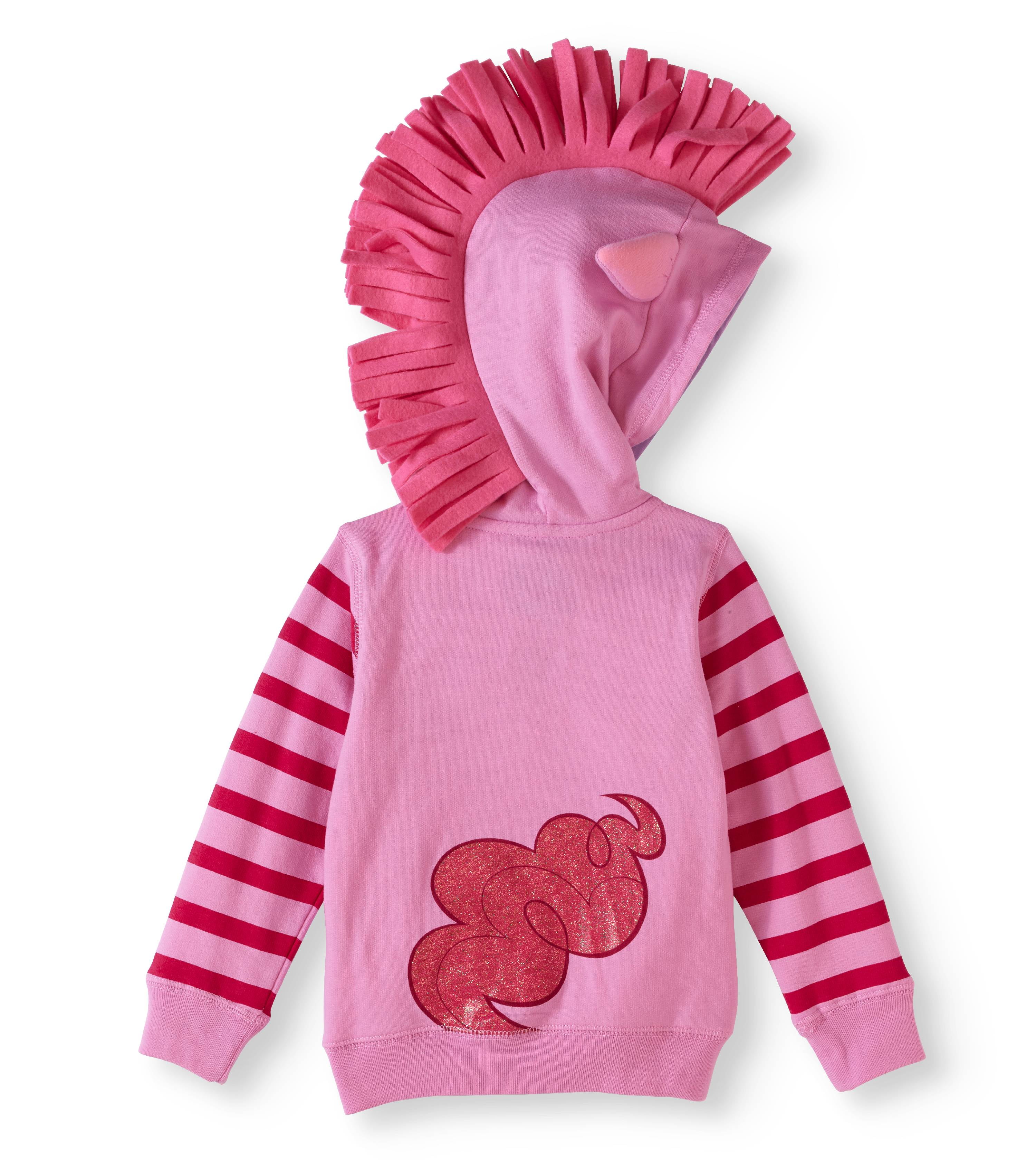 My Little Pony Girls Toddler Hooded Costume Ruffle Dress