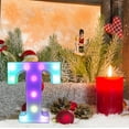 thumbnail image 6 of Yunuuuoa LED Marquee Letter Lights with Remote - 16 Color Changing Decor for Home Party Wedding Bar Wall Decor USB/Battery Powered Flashing Modes Speed Control, 6 of 8