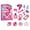 Rose, variante sur Jouets de Jeu Simulés pour Tout-Petits Éducatifs, Jouets de Salon de Coiffure pour Filles, Ensemble de Jouets de Coiffure pour Filles, Sèche-Cheveux Électrique de Salon, Ensemble de Jouets de Princesse pour Fille