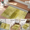 thumbnail image 6 of Yellow Bathroom Mat 2x3 FT, Non Slip Small Kitchen Mat, Retro Oil Painting Modern Abstract Art Aesthetics Washable Soft Backed Front Door Throw Rug Indoor Outdoor Doormat for Entryway Sink, 6 of 9