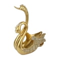 thumbnail image 2 of Wine Cabinet Swan Ornaments, Swan Wine Rack Multiple Use  for Office Blue,Gold, 2 of 7