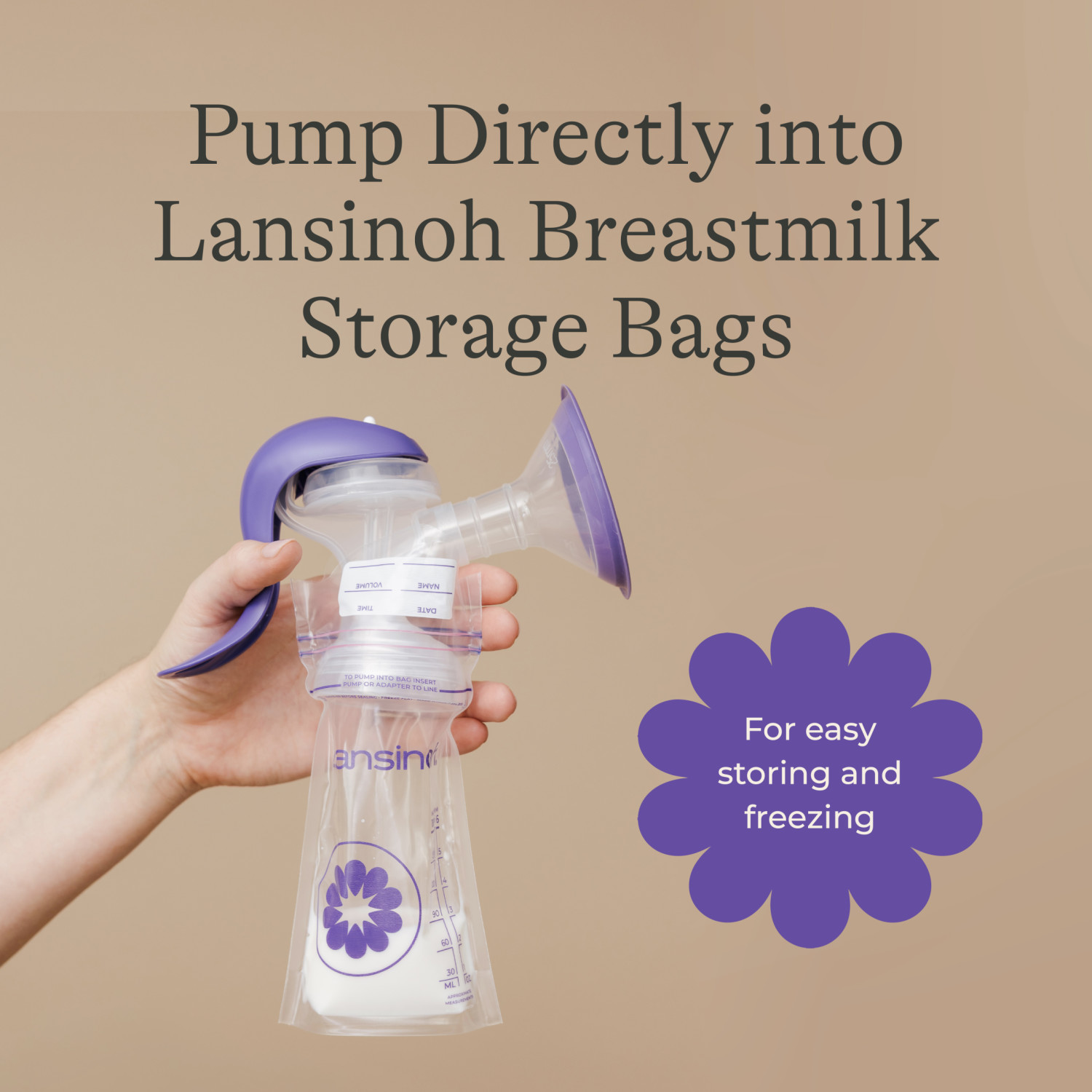 Lansinoh Manual Breast Pump with Two Pumping Modes photo 7