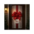 thumbnail image 7 of HHGBAD Christmas Door Cover, Decorative Curtain, Polyester Fabric, Festive Holiday Decoration, Perfect for Front Doors, Indoor Walls, Tablecloth, Easy to Install, Durable Design, 7 of 7