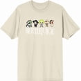 thumbnail image 4 of Beetlejuice Chibi Character Line-Up Men's Natural Crew Neck Short Sleeve Tee-Small, 4 of 6
