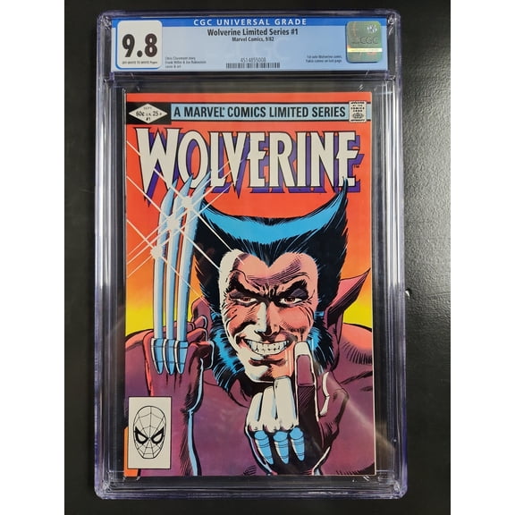 Wolverine Limited Series #1 - CGC 9.8 Comic Book