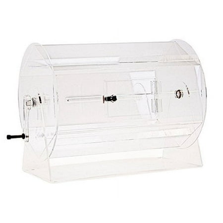 Midway Monsters Heavy Duty Acrylic Raffle Lottery Ticket Drum, Large