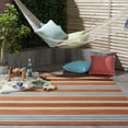 thumbnail image 6 of Nourison Sun N' Shade Indoor/Outdoor Orange 5'3" x 7'5" Area Rug, (5x7), 6 of 9