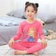 thumbnail image 1 of Pijamas navideños para niños y niñas, conjunto de algodón, ropa de dormir para el hogar, otoño e invierno, dos piezas, 1 of 4