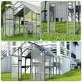 thumbnail image 6 of NARTRU 57.2ft² Large Wooden Outdoor Cat House, Cat Run Enclosure Walk in Cat Catio Cage with Enter Door, 2 Cat Doors, Roof Cover, 6 of 9