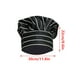 thumbnail image 5 of Gorro de Chef alto de 2 piezas, gorro de camarero con cordón elástico, gorros de cocinero profesionales, uniforme de trabajo multifuncional Herramientas y accesorios para hornear tiras blancas negras Injueey HA012082-05, 5 of 6