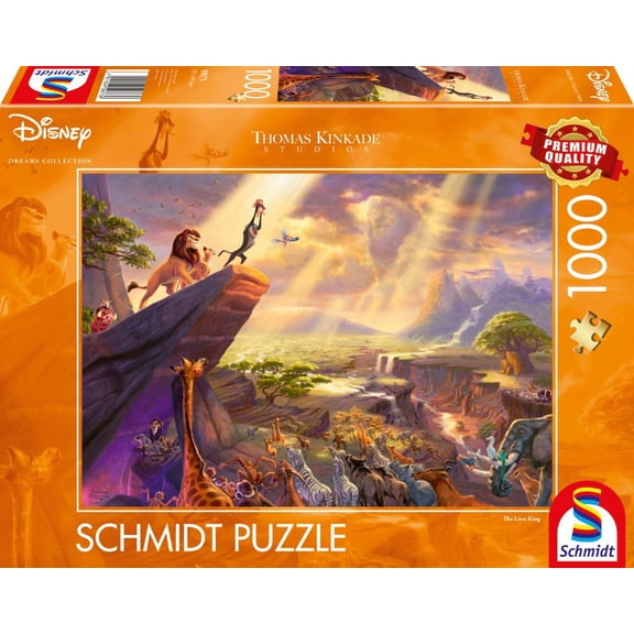 Schmidt The Lion King Disney Thomas Kinkade Jigsaw Puzzle 1000