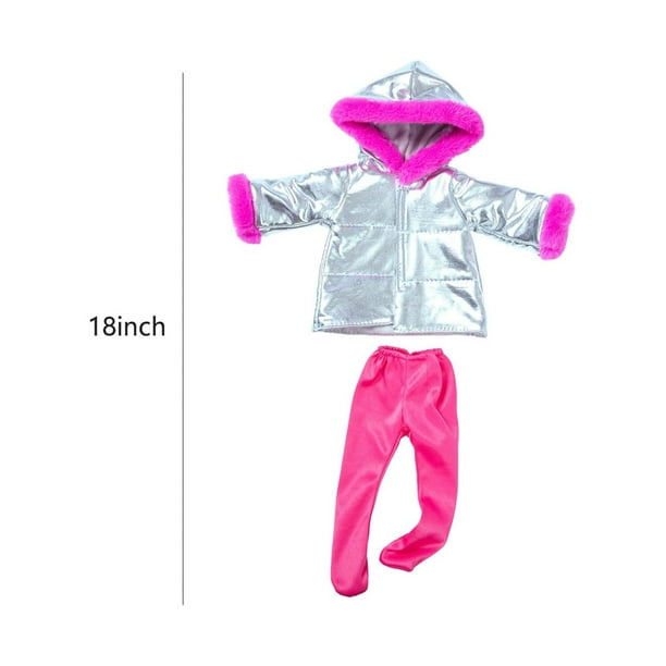 Juguetes Para Niño Ropa para muñecas bebé, abrigo de 43 cm, chaqueta de plumón para muñeca de 18 pulgadas, pantalón para muñeca. Juguetes Para Bebe 1 Año
