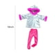 thumbnail image 2 of Juguetes de piscina, juguetes para bebés, juguetes para niños pequeños, ropa para muñecas bebé, abrigo de 43 cm, chaqueta de plumón para muñecas de 18 pulgadas, pantalones para muñecas, ropa para bebé, 2 of 5