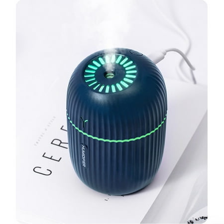 

GNEIKDEING 200ml Portable Cylindrical Creative Silent Mini Humidifier With Colorful Lights，Gift on Clearance