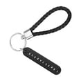 thumbnail image 3 of Car Keychain Gift Braided Rope with Number Plate Detachable 360° Rotating Horseshoe Buckle Aluminium AlloyD, 3 of 22