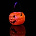 thumbnail image 5 of Linternas de calabaza portátiles de Halloween Barril de Halloween Tarro de caramelo Linterna LED Accesorios de luz Suministros de fiesta para niños, 5 of 5