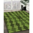 thumbnail image 2 of Ahgly Company Indoor Rectangle Patterned Dark Forest Green Area Rugs, 2' x 3', 2 of 6