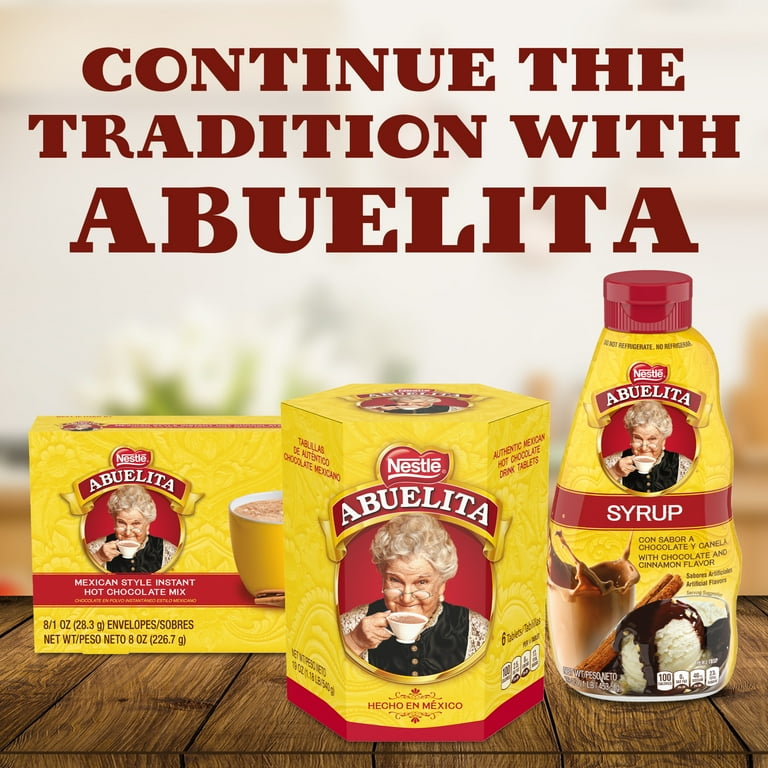 Nestle Abuelita Chocolate Syrup, Cinnamon Flavor, 16 oz