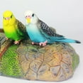 thumbnail image 2 of Gracefulvara White Budgie Simulation Toy - Realistic Static Bird Model for Home Decor, 2 of 8