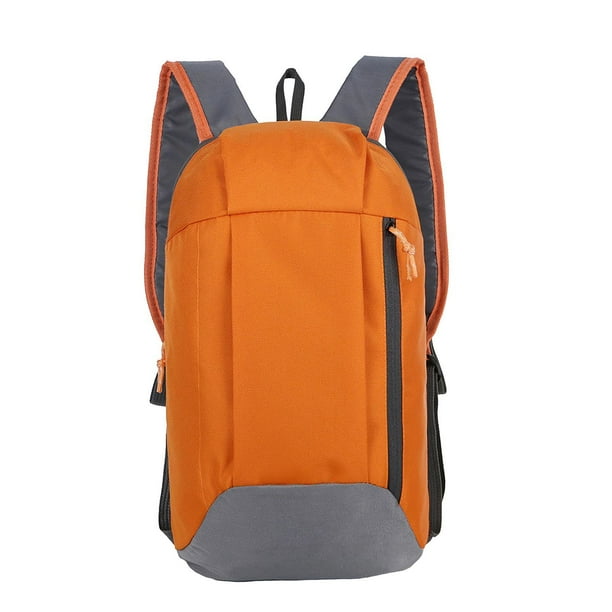 Mochila para correr, mochila para escalar, gimnasio, deportes, actividades al aire libre, bolso de hombro multifuncional, bolsa de viaje ligera, Naranja