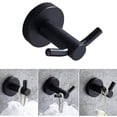 thumbnail image 3 of Gancho de baño de acero inoxidable Gancho para toallas de pared Sin perforaciones Pasta resistente al agua para uso intensivo, 3 of 5