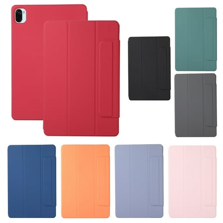 Naierhg Tablet Protective Case Multi-purpose Anti-scratch Soft Magnetic Thrifold Tablet Slim Storage Sleeve for Xiaomi Mi Pad 5/5 Pro