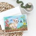 thumbnail image 2 of Chihuahua Leg up Spring Greeting Cards and Envelopes Pack of 8, 2 of 2