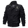 thumbnail image 1 of Plus Size Military Bomber Jacket Men Spring Autumn Casual Multi-pocket Pilot Jackets Male Army Cargo Flight Mens Jackets M-6xl, 1 of 5