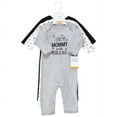 thumbnail image 2 of Hudson Baby Infant Boys Cotton Coveralls, Mom Dad Moon  Back, 18-24 Months, 2 of 5
