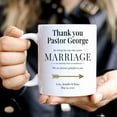 thumbnail image 7 of Humorous Gift Idea Personalized Wedding Officiant, Custom Wedding Officiant, Thank You Wedding Officiant From Bride and Groom, Wedding Souvenir 11 Oz White Ceramic Coffee Mug 282998, 7 of 7