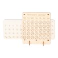 thumbnail image 1 of Calender Assembly Toy, Pollution-free Durable DIY Calender Wooden  For Christmas For Thanksgiving Calender, 1 of 8